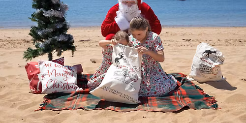 Santa at the beach!!