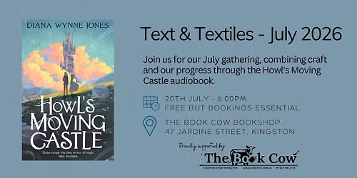 Text & Textiles - An Audiobook Club July 2026
