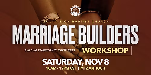 Marriage Builders Workshop