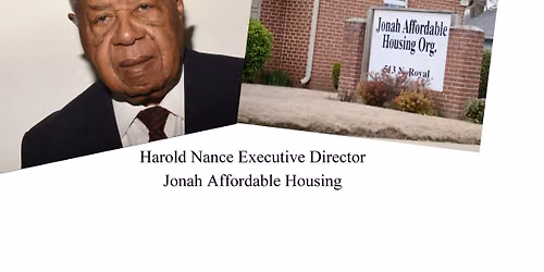 Jonah Affordable Housing Harold Nance Executive Director 