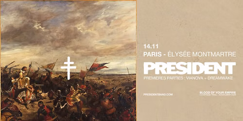 PRESIDENT | \u00c9lys\u00e9e Montmartre, Paris - 14 novembre 2026