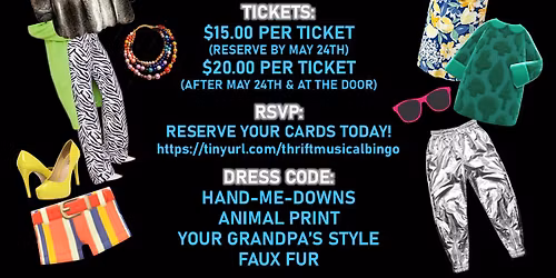 Thrift Shop 2 Musical Bingo!