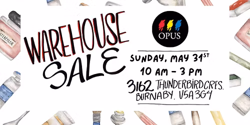 Opus Warehouse Sale