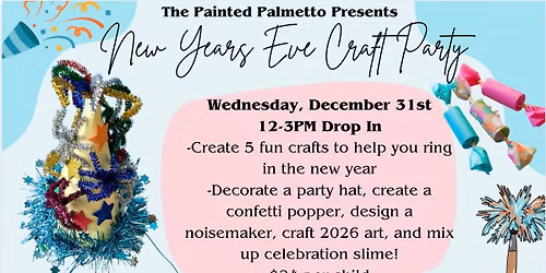 New Years Eve Craft Party!