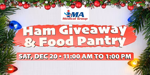 Ham Giveaway and Food Pantry