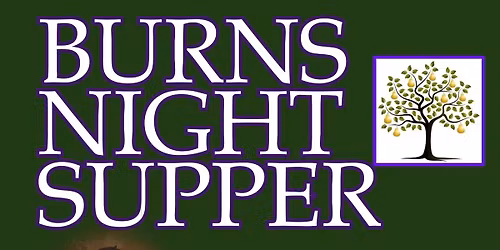 Burns Night Supper - Sunday 25th January 2026