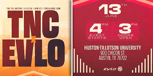 TNC x Evlo | Austin Texas | 1v1 City Event (Tickets)