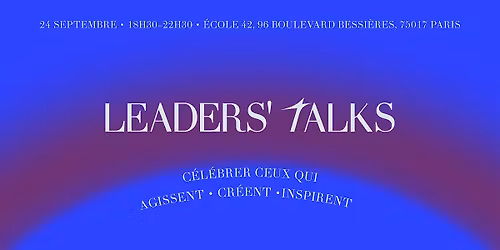 Leaders' Talks