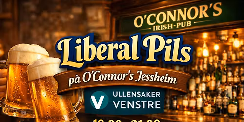 Liberal Pils p\u00e5 O\u2019Connor\u2019s Jessheim!\ud83d\udc9a