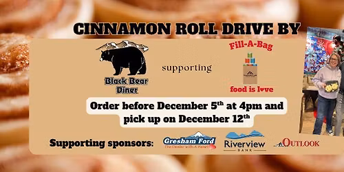Preorder Cinnamon Rolls from Black Bear Diner before December 5th to support FAB