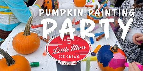 Pumpkin Painting Party at Little Man Littleton