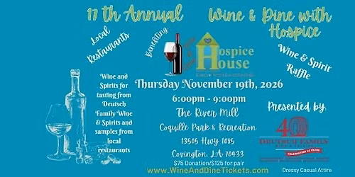 17th Annual Wine and Dine with Hospice