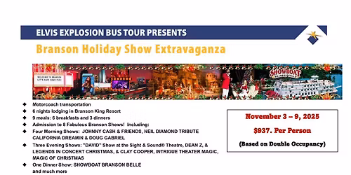 Branson Holiday Show Extavaganza 2025