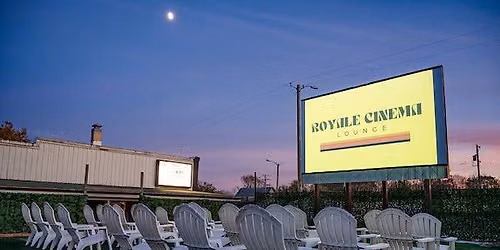 Halloween outdoor movie
