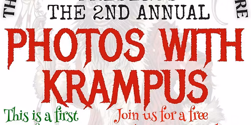 PHOTOS WITH KRAMPUS 