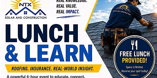 FREE Lunch & Learn: Discover the Roofing, Insurance & Construction Industry