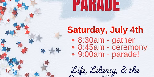 Foxfire's 19th Annual 4th of July Bike & Trike Parade!