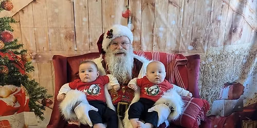 Santa in the Greenhouse!
