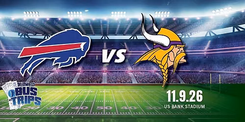 Bills vs Vikings Bus Trip to US Bank Stadium