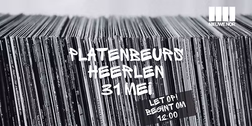 Platenbeurs Heerlen Mei (gratis)