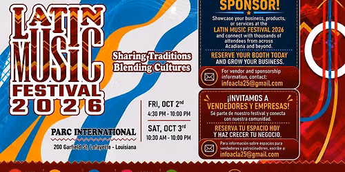 LATIN MUSIC FESTIVAL DE ACLA 2026