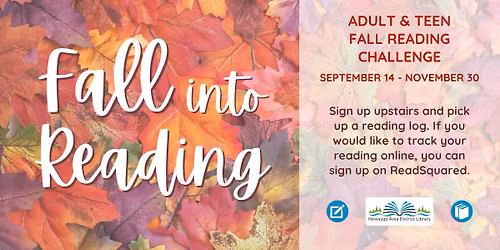 Fall Into Reading - Fall Reading Challenge Starts