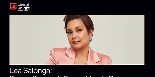 Lea Salonga: Stage, Screen & Everything in Between