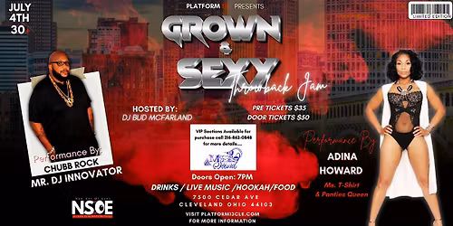 GROWN & SEXY THROWBACK JAM