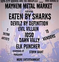 MAYHEM METAL MARKET AT THE ROCKPILE