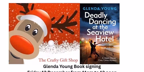 Glenda Young, book signing at Crafty Gift Shop, Chester-le-Street