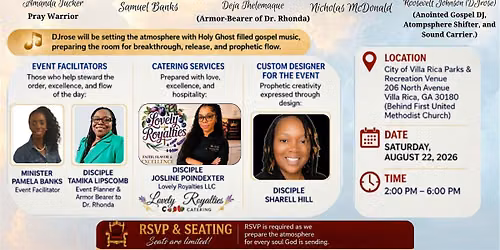 True Thirst Global Ministry & Messiah\u2019s Grace Global Ministry Presents Free
