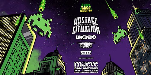 Bass Invaderz: Hostage Situation, Brondo, Blaize