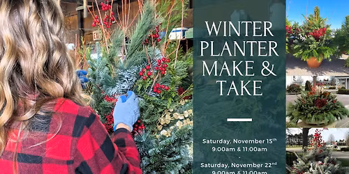 Winter Planter Make & Take - Sessions 3 & 4