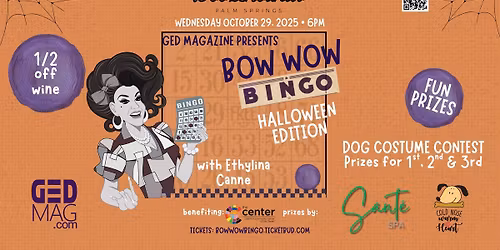 Bow Wow BINGO at Boozehounds - Halloween Edition