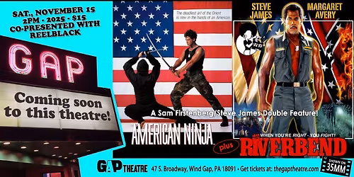 AMERICAN NINJA (1985) \/ RIVERBEND (1989) Double Feature