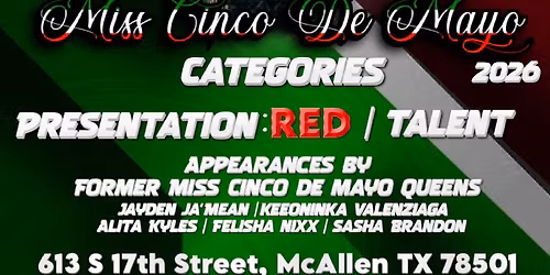 Miss Cinco de Mayo | 2026 \ud83d\udc51