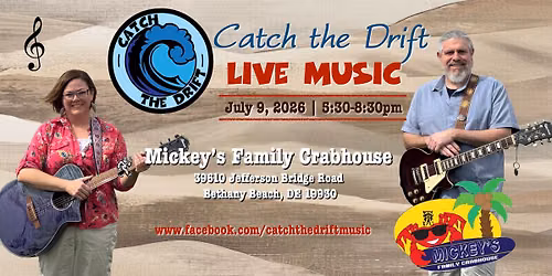 Catch the Drift at Mickey's Family Crabhouse