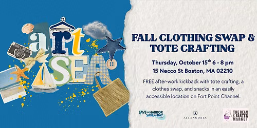 ArtSEA: Fall Clothing Swap and Tote Crafting Night