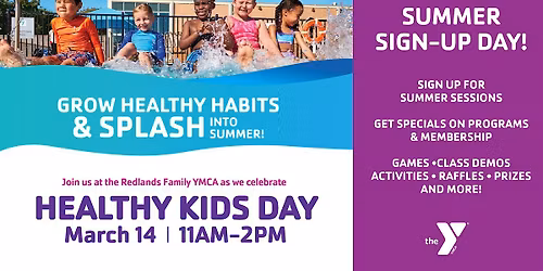 Healthy Kids Day Event- At The Redlands Family YMCA