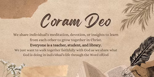 Coram Deo Class (English)