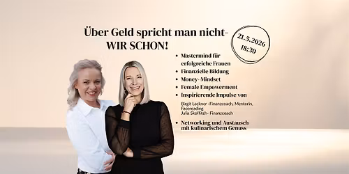 \u00dcBER GELD SPRICHT MAN NICHT- WIR SCHON!