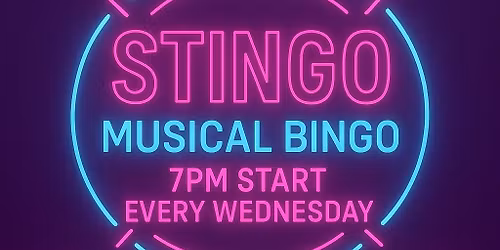 STINGO Musical \ud83c\udfb6 Bingo @ Shakers in Ottawa!