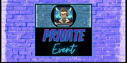DJ'ing Private Wedding Event