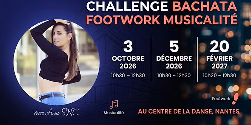 Stage Bachata footwork musicalit\u00e9 