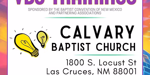 BCNM VBS Training - Las Cruces