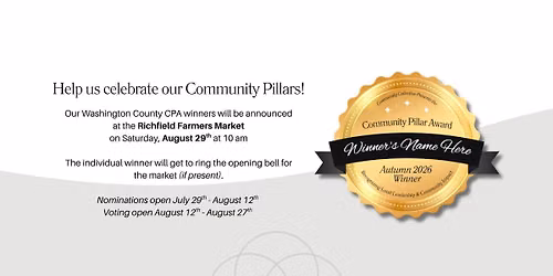 Community Pillar Award Announcement