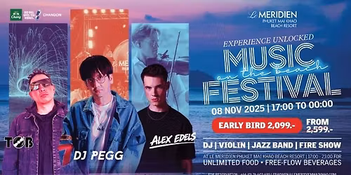 Experience Unlocked Music Festival on the beach
