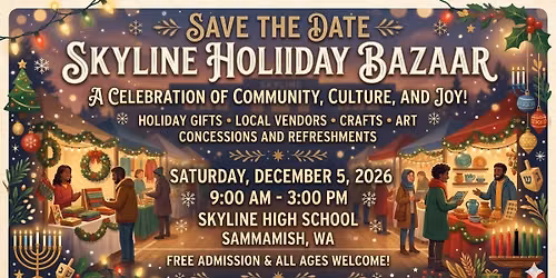 Skyline Holiday Bazaar - Hosted by Skyline Mock Trial