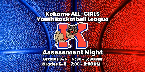 Assessment Night: Kokomo Girls Youth Basketball League