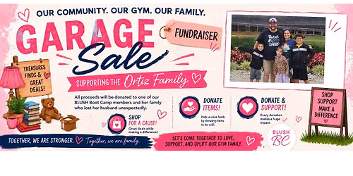 Garage Sale Fundraiser Supporting the Ortiz Family \u2764\ufe0f
